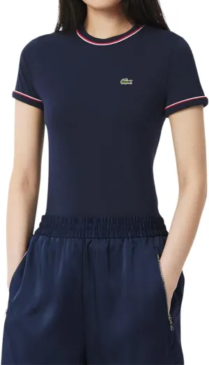 Lacoste Women's Contrast Accent Jersey T-Shirt
