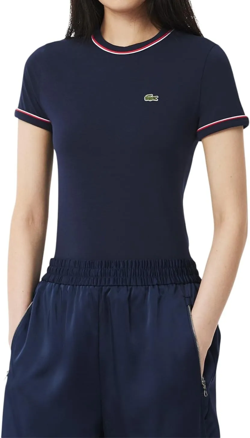 Lacoste Women's Contrast Accent Jersey T-Shirt
