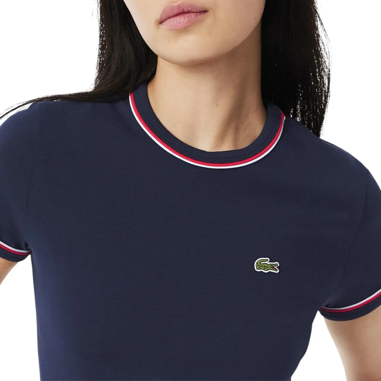 Lacoste Women's Contrast Accent Jersey T-Shirt