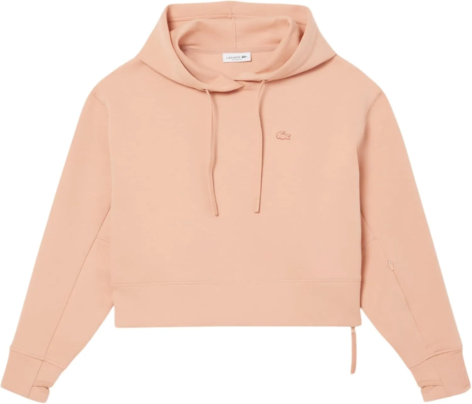 Lacoste Women's Short Cut Cutton Hoodie