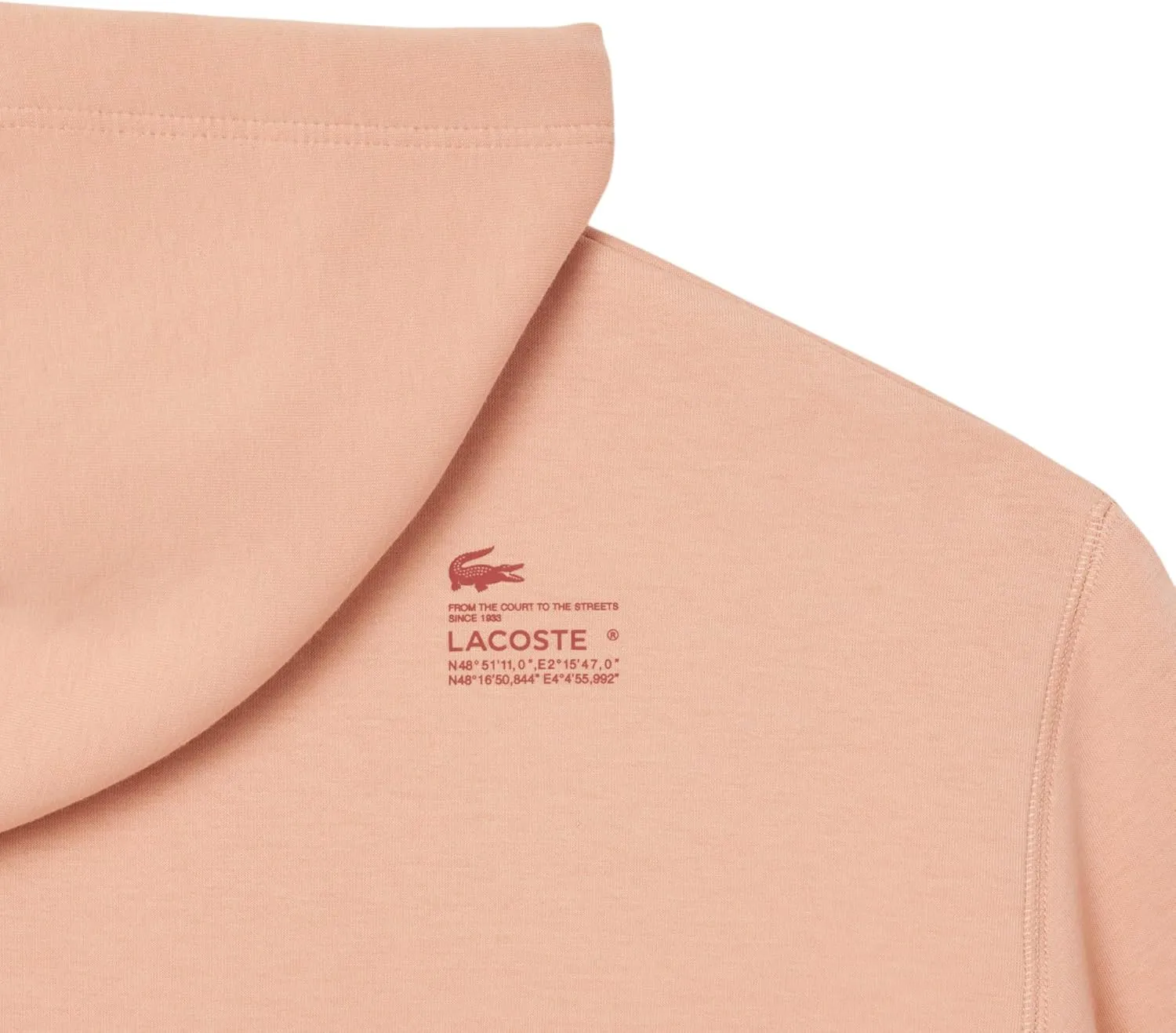 Lacoste Women's Short Cut Cutton Hoodie
