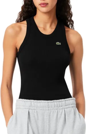 Lacoste Women's Slim Fit Cotton Tank Top
