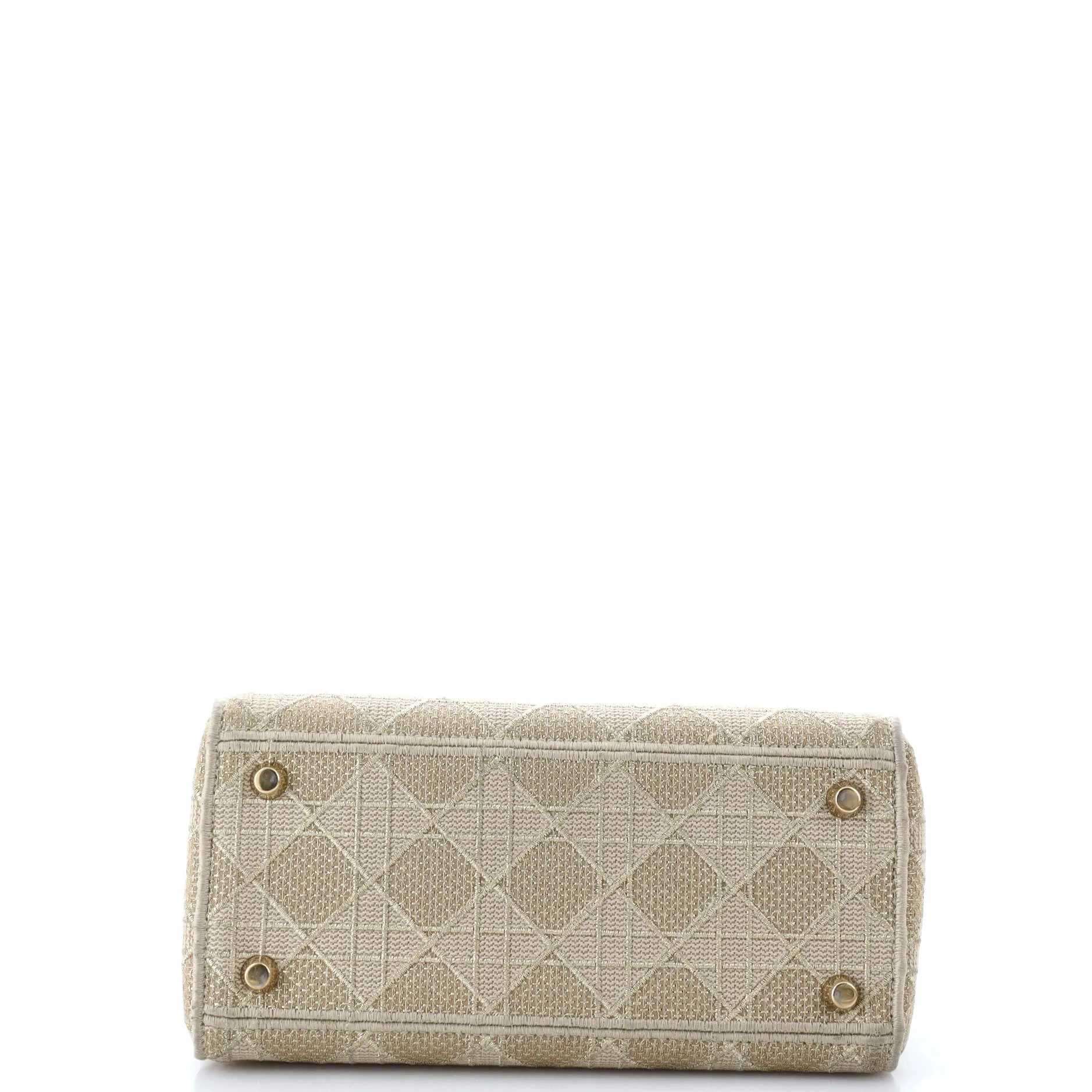 Lady D-Lite Bag Cannage Embroidered Canvas Medium