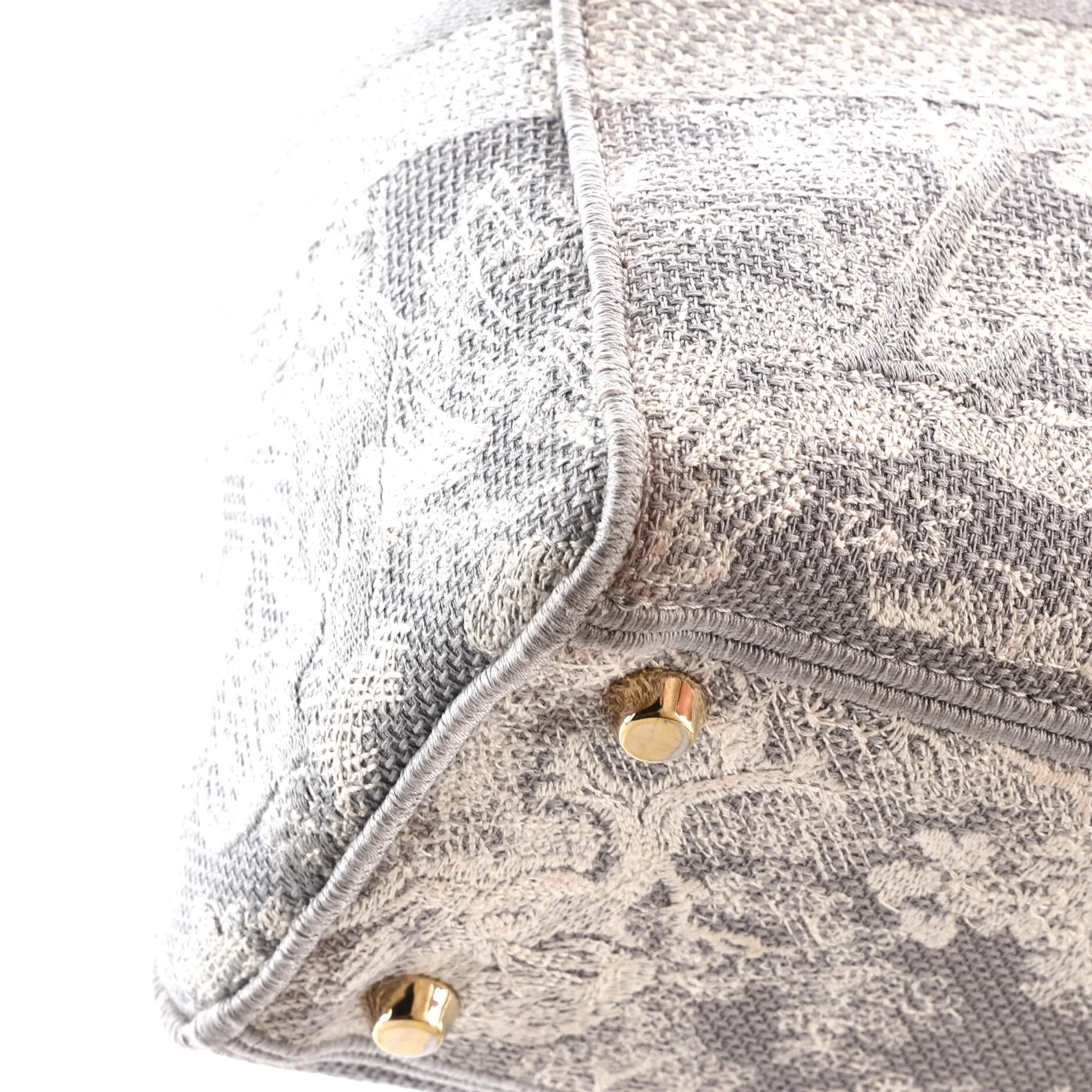 Lady D-Lite Bag Embroidered Canvas Large