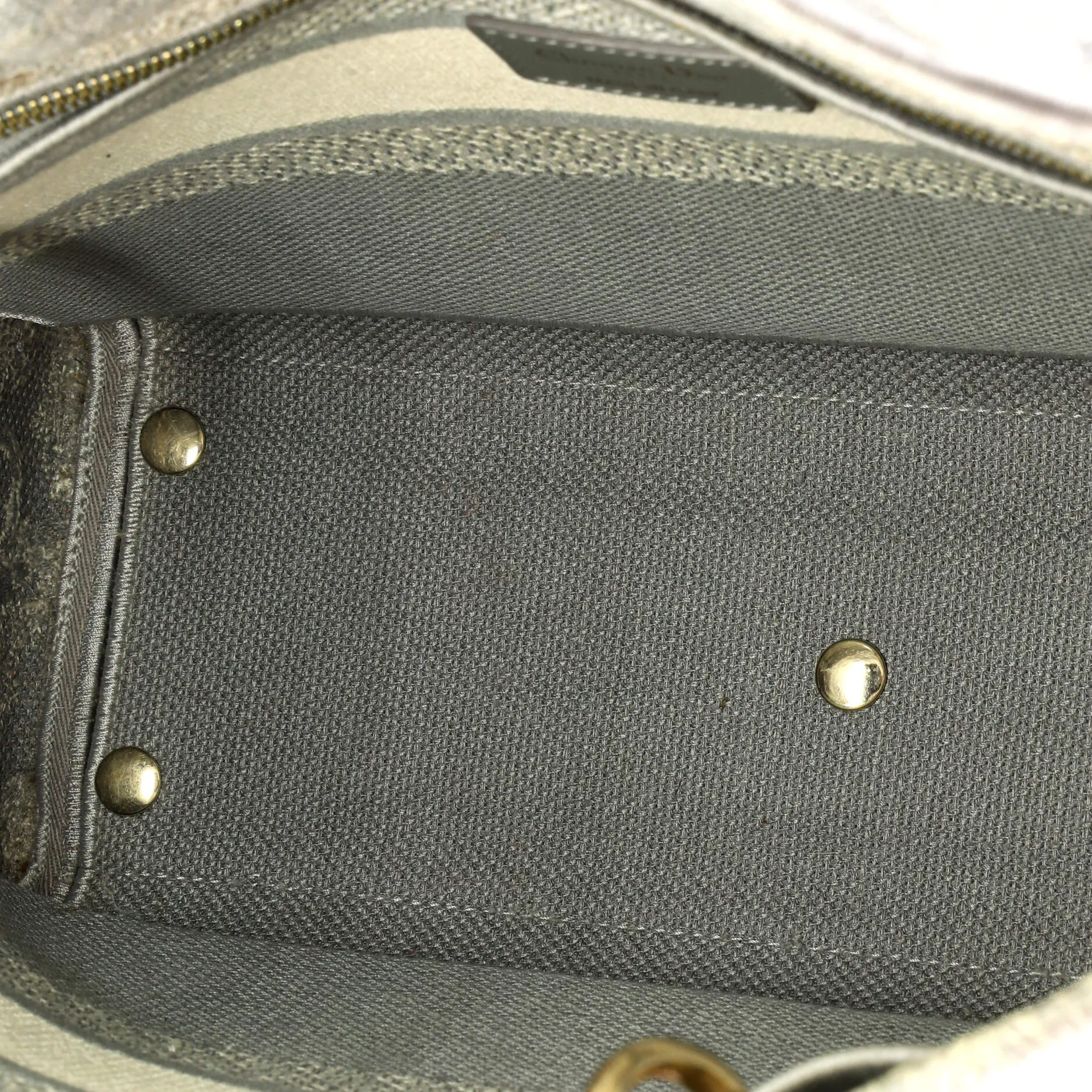 Lady D-Lite Bag Embroidered Canvas Large