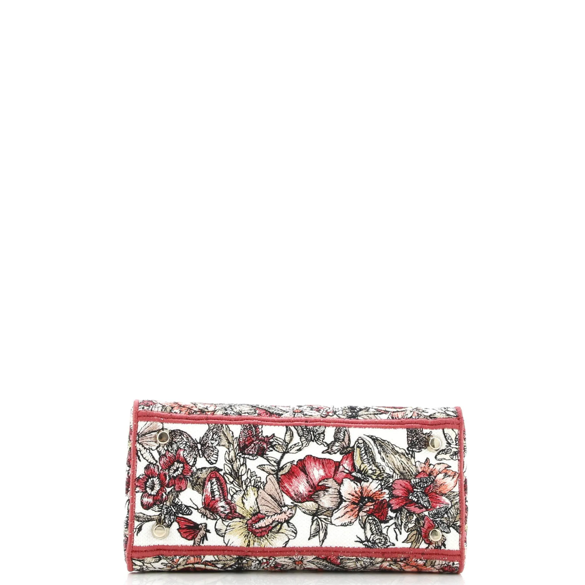 Lady D-Lite Bag Embroidered Canvas Medium