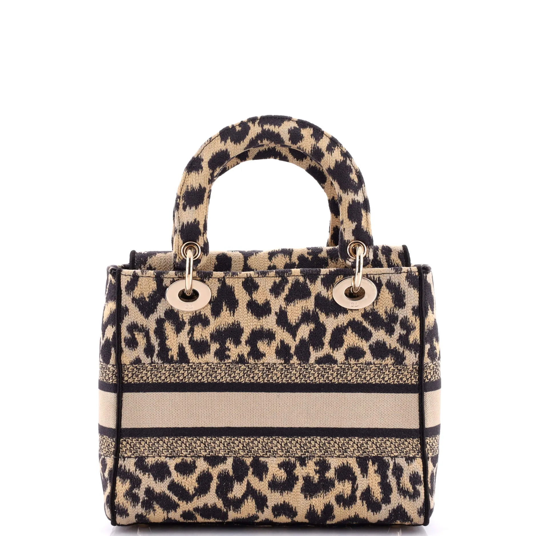 Lady D-Lite Bag Mizza Embroidered Canvas Medium