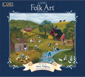 LANG Lang Folk Art™ 2025 Wall Calendar (25991001922)