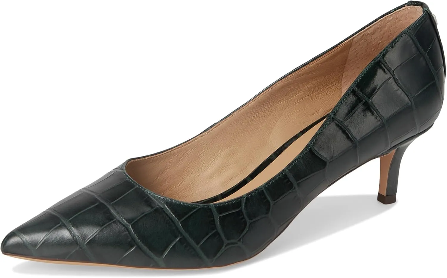 Lauren Ralph Lauren Women's Adrienne Crocodile-Embossed Leather Pumps