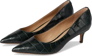 Lauren Ralph Lauren Women's Adrienne Crocodile-Embossed Leather Pumps