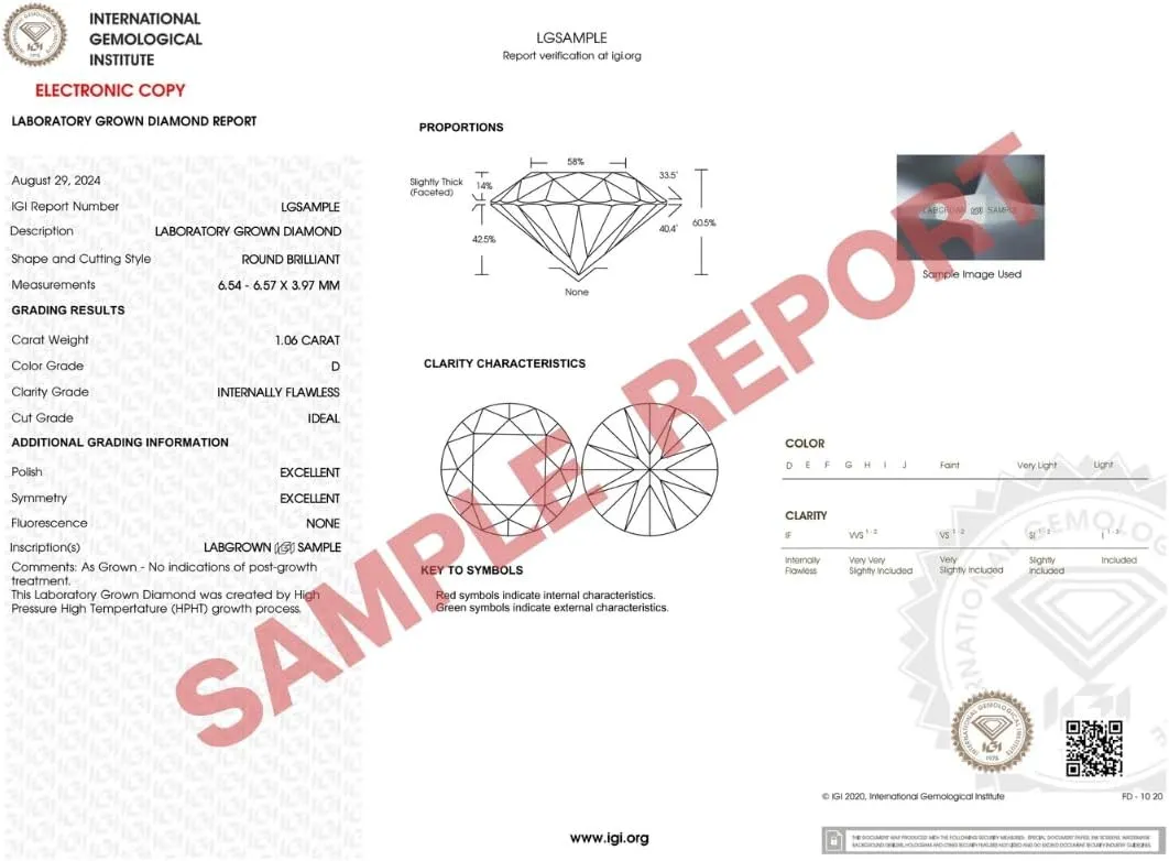 Lavari Jewelers IGI Certified Round Lab Grown Diamond - 1 to 3 Carat Loose Stone - Emerald Cut Lab Grown Gemstone - E-F Color VS1-VS2 Clarity - cttw Radiant Princess Oval Pear Single Loose Diamond