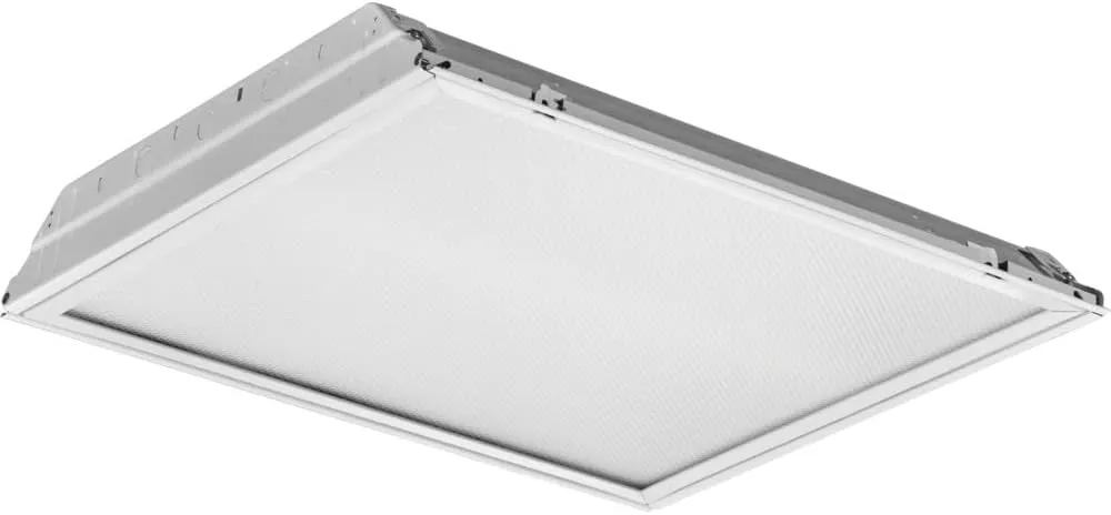 Lithonia Lighting 2GTL2 A12 120 LP840 2 ft. x 2 ft. GTL Prismatic Lens Lay-in 2000 lumens 4000K CCT, 1 Count (Pack of 1), Non-Dimmable