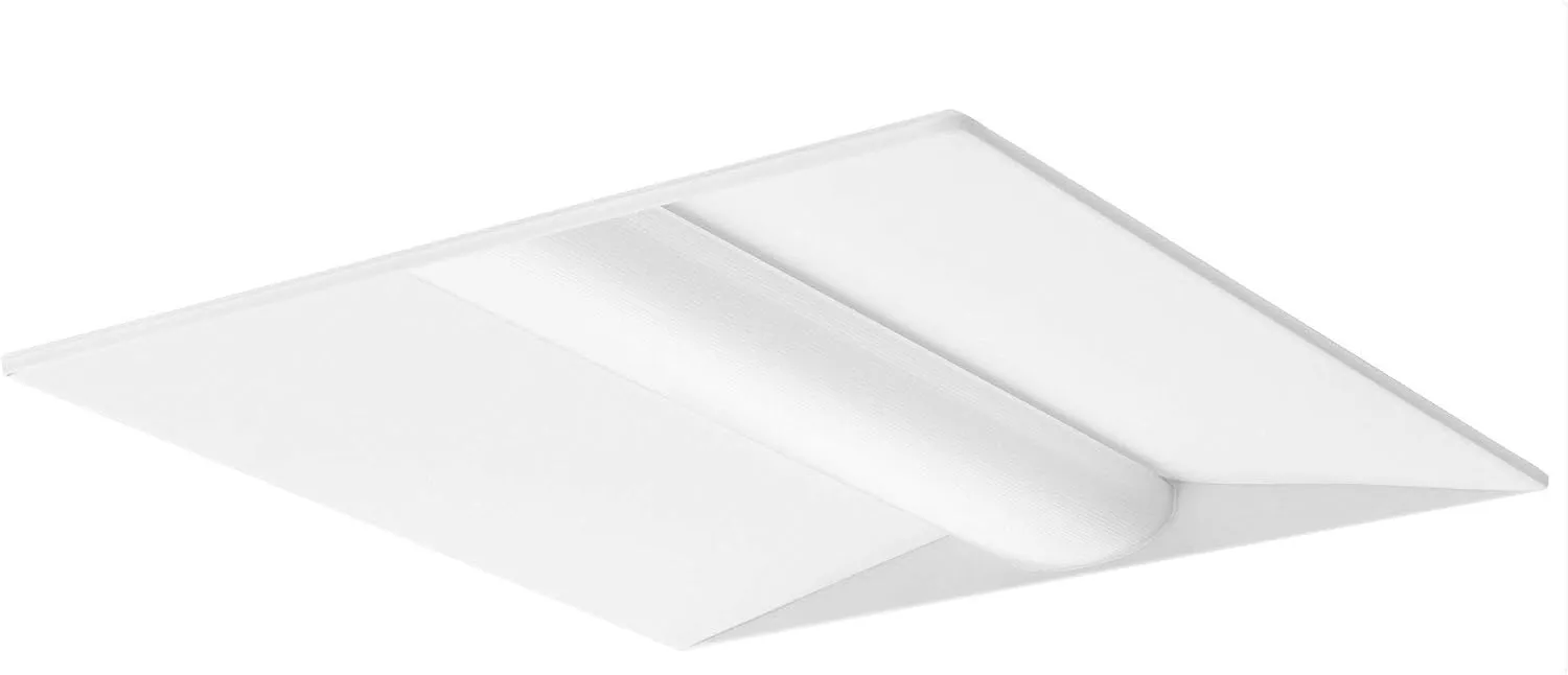 Lithonia Lighting 2x2 LED Troffer Light, Low-Profile Recessed LED Troffer for Dropped Ceiling, 4000K Cool White Light, 2-Foot by 2-Foot (2BLT2 33L ADP LP840)