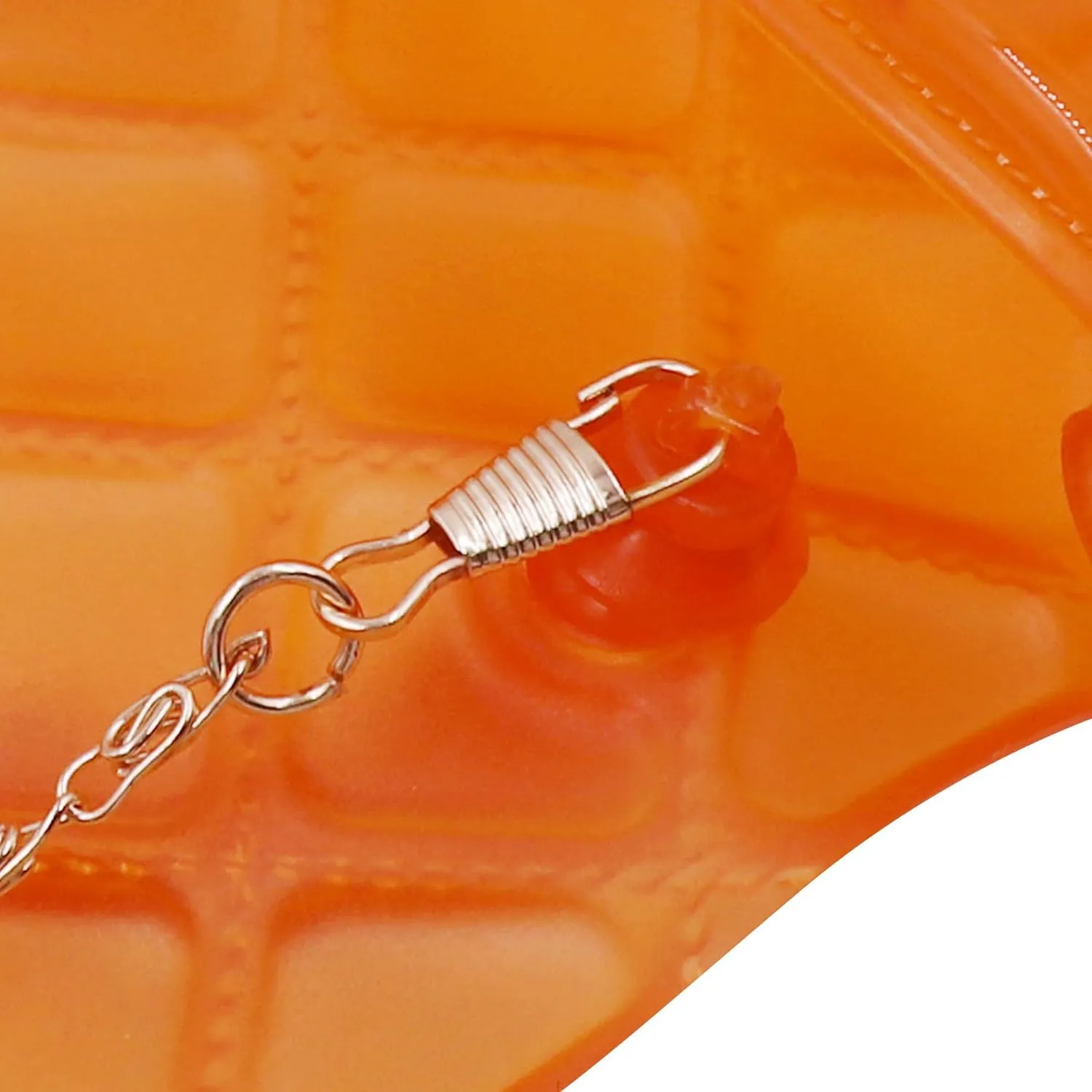 Little Girls Mini Jelly Purse Candy Color Transparent Small Crossbody Bag Cute Princess Handbags with Pearl Handle