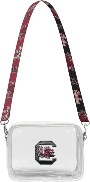 Littlearth Louisville Cardinals NCAA Clear Fanny Fan Purse