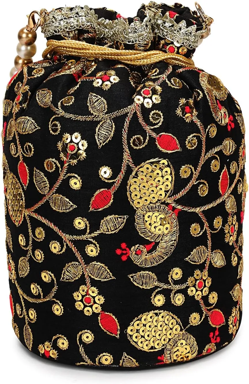 LONGING TO BUY Women Ethnic Potli Bags For Wedding & Party Function