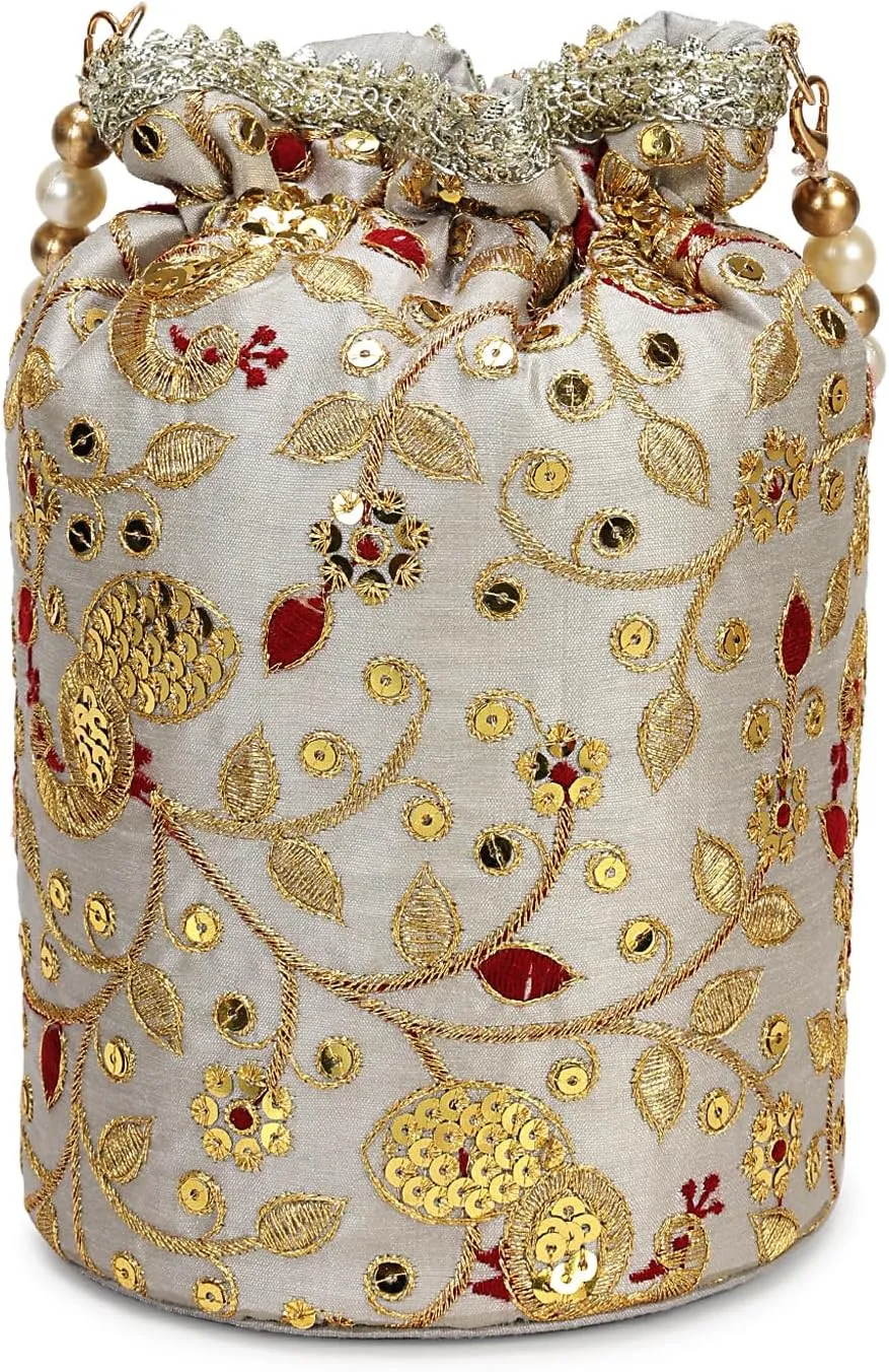 LONGING TO BUY Women Ethnic Potli Bags For Wedding & Party Function