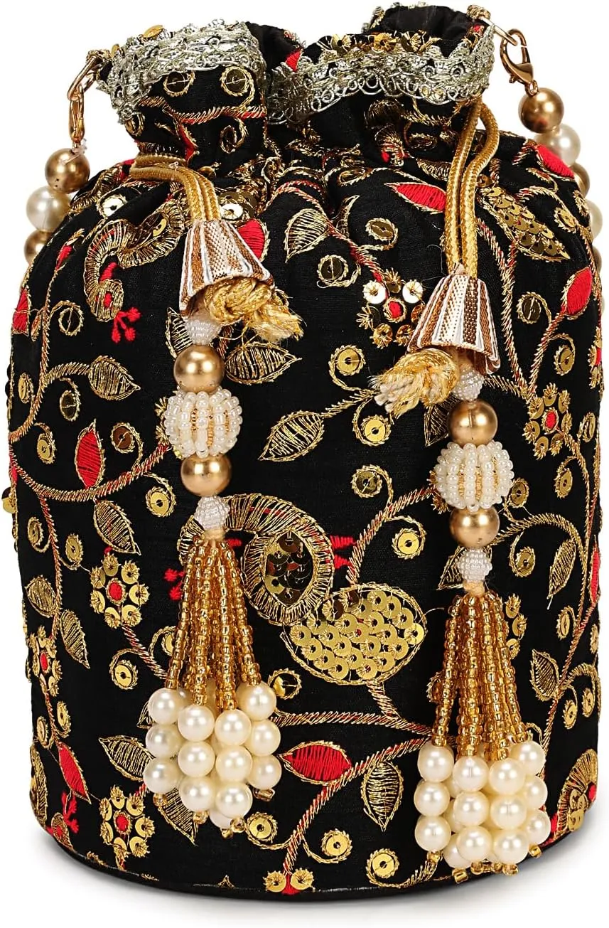 LONGING TO BUY Women Ethnic Potli Bags For Wedding & Party Function