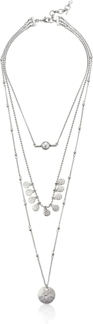 Lucky Brand Women's Lucky Layer Pearl Necklace