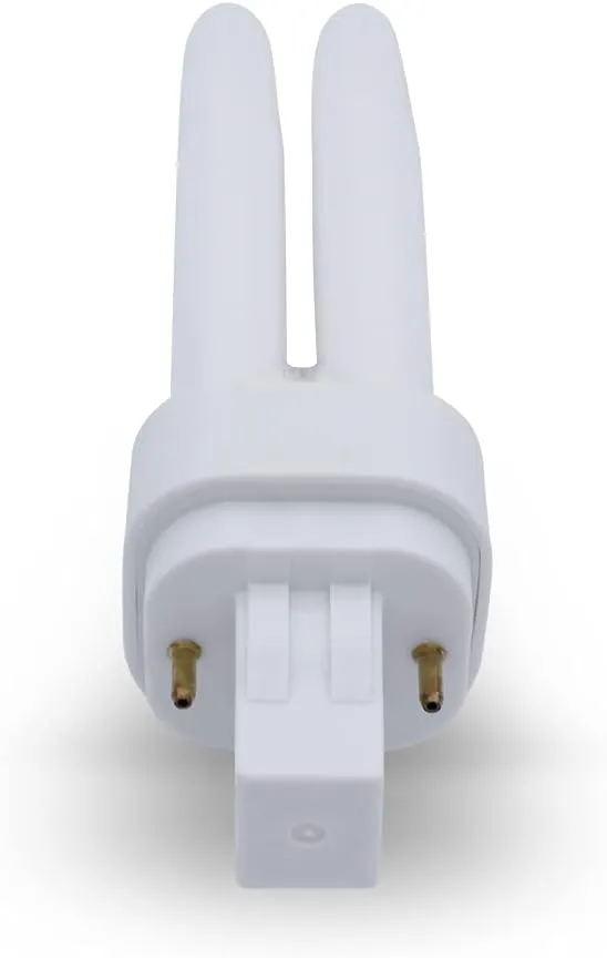 lumenivo 13 Watt Quad Tube Fluorescent Lamp with GX23-2, 2 Pin Base 4100k Bright White U Shaped Compact Fluorescent Bulbs 2 Pin - PLC 13w 2 Pin Double Tubes CFL with 810 Lumens Output - 4 Pack