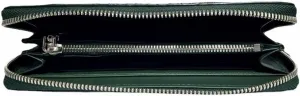Luxury Real Crocodile Leather Wallet for Women Alligator Skin Wallet Women's Purse (Crocodile Head Green)