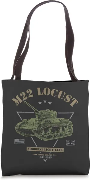 M22 Locust Airborne Light Tank Tote Bag