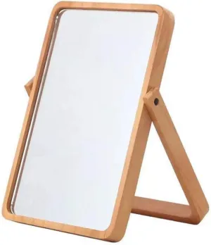 Makeup Mirror Desktop Makeup Mirror Foldable Portable HD Mirror Portable Desktop Foldable Makeup Mirror Bedroom Makeup Mirror Beauty Mirror