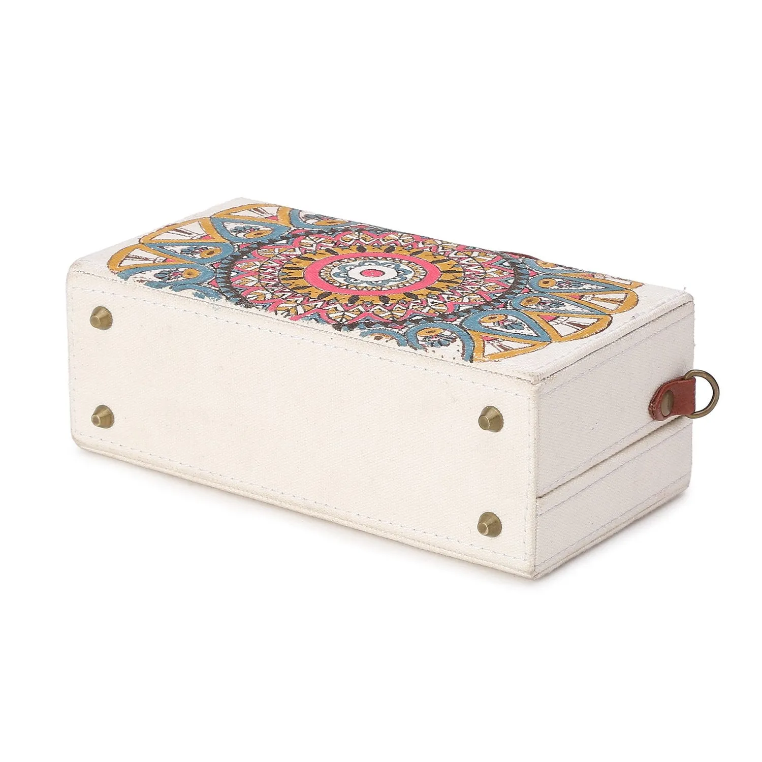 Mandala Hand-painted crossbody Clutch Bag for women