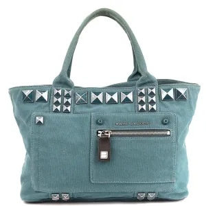 Marc Jacobs Stud Chipped Canvas Tote