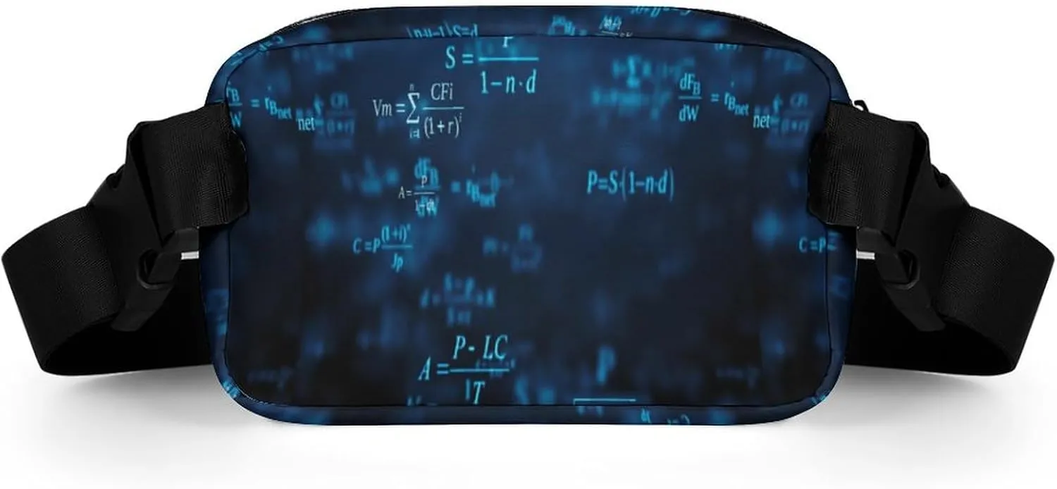 Math Formula Unisex Fashion Fanny Pack Crossbody Bag Suitable for Traveling, Hiking, Daily Life, 20x13cm, style-21-2