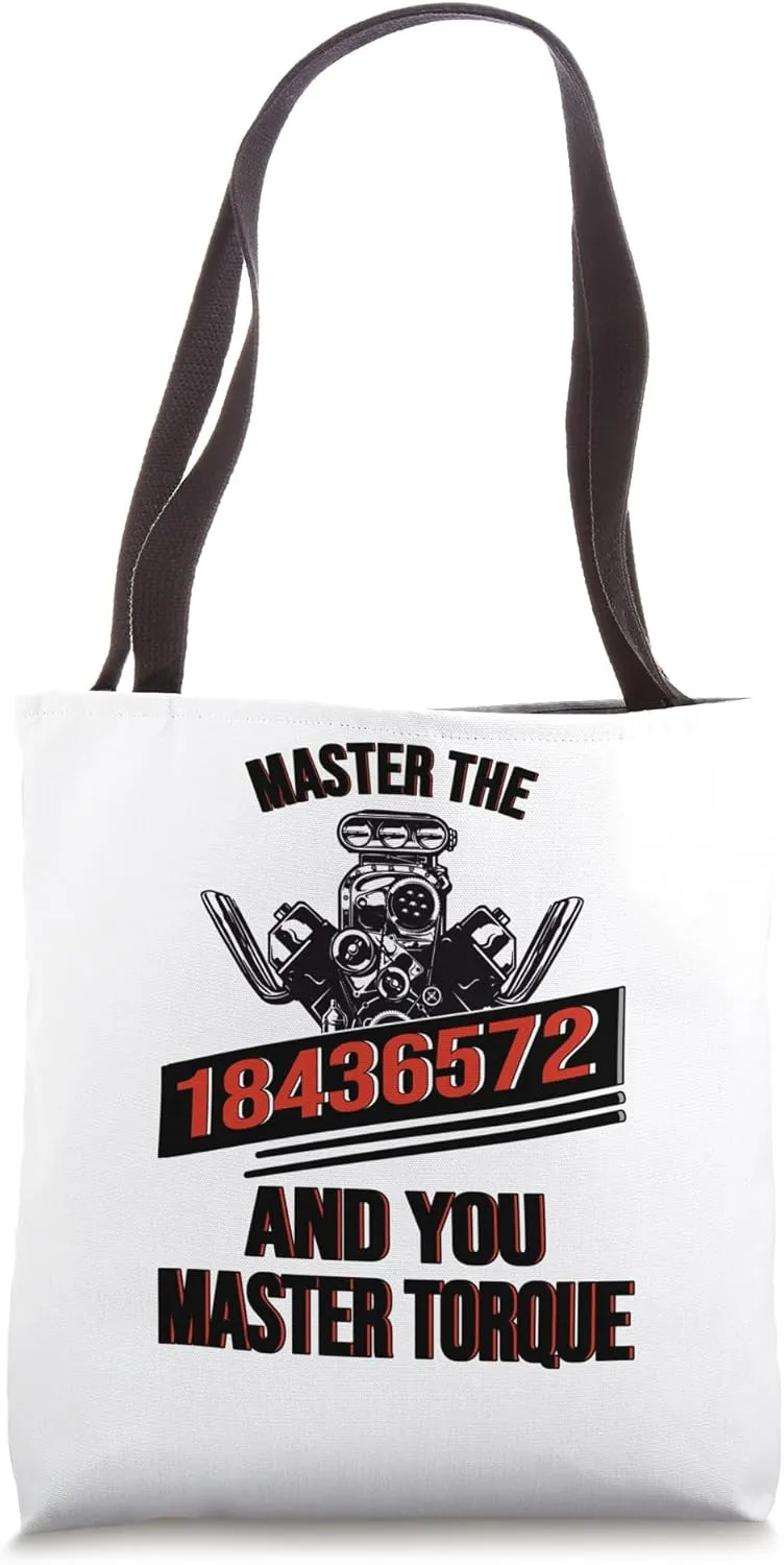 Mechanic Car Mechanic 18436572 V8 Mechanical Engineer Tote Bag