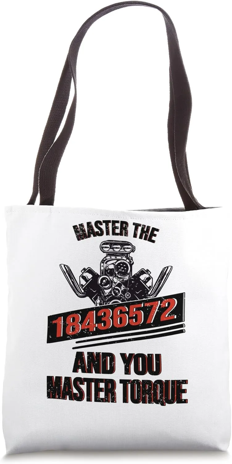 Mechanic Car Mechanic 18436572 V8 Mechanical Engineer Tote Bag