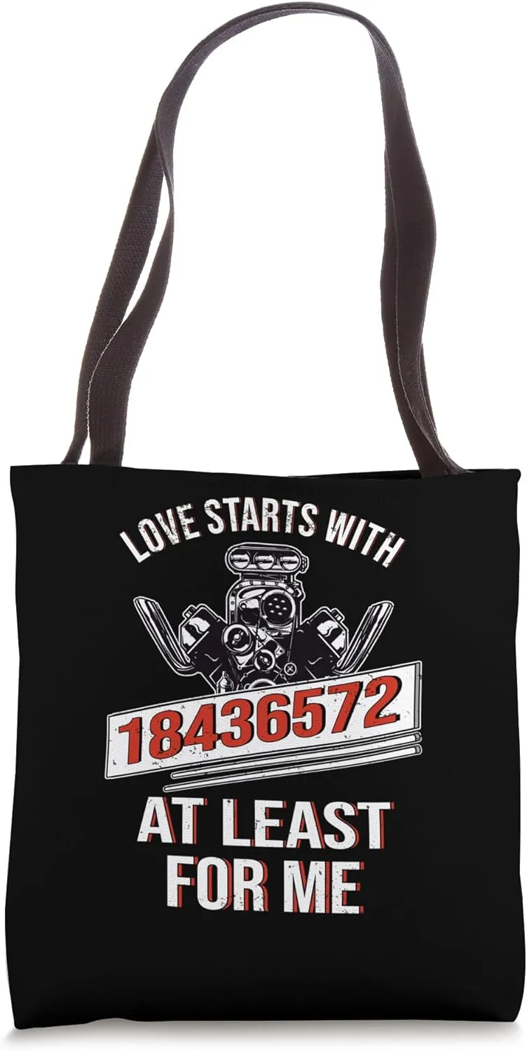 Mechanic Car Mechanic 18436572 V8 Mechanical Engineer Tote Bag