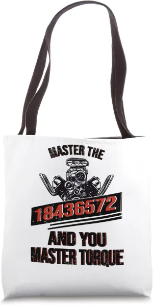 Mechanic Car Mechanic 18436572 V8 Mechanical Engineer Tote Bag