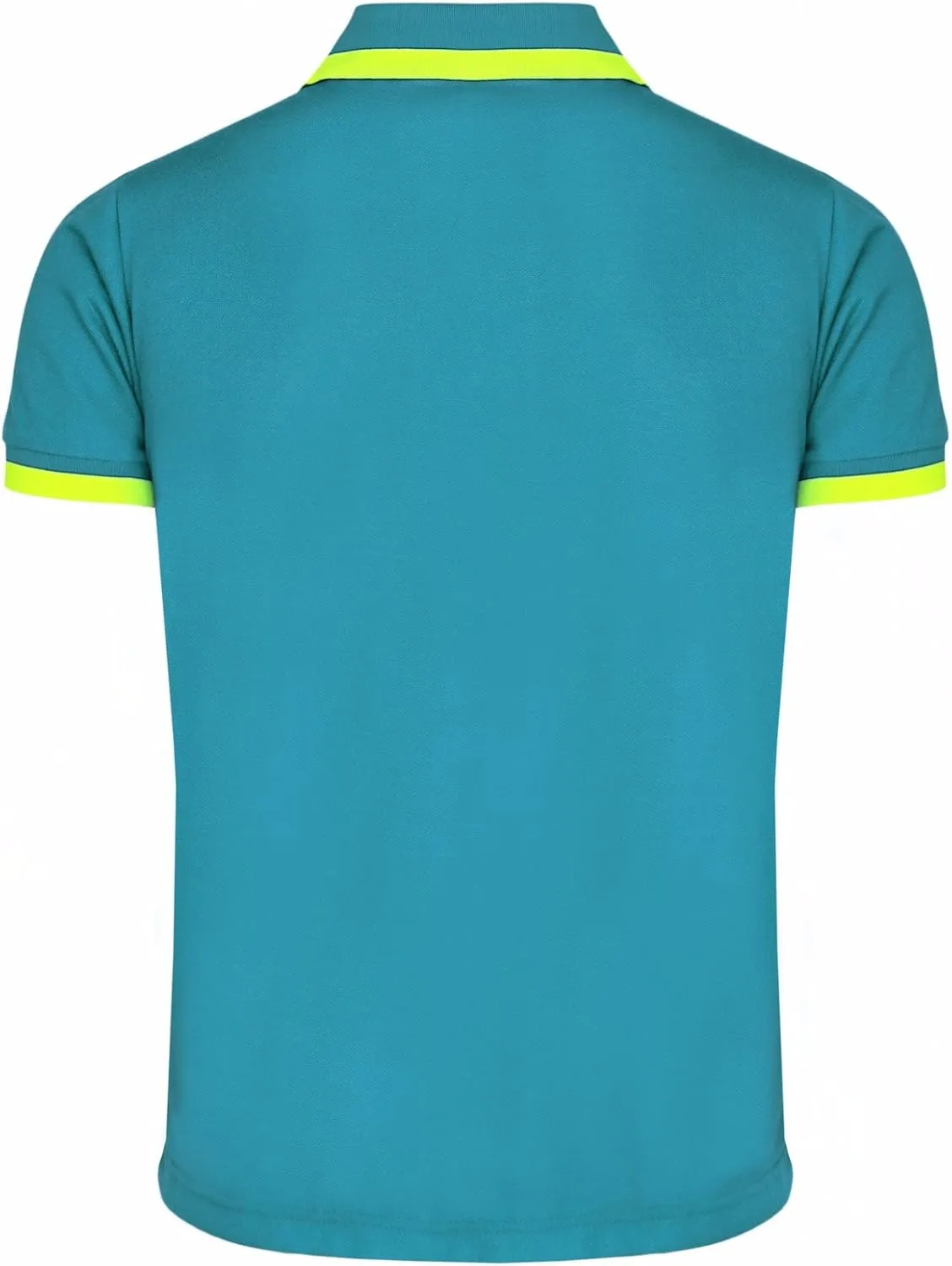 Men's Pique Polo Shirts Short Sleeve Fluorescent Point Polo Shirt
