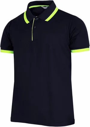 Men's Pique Polo Shirts Short Sleeve Fluorescent Point Polo Shirt