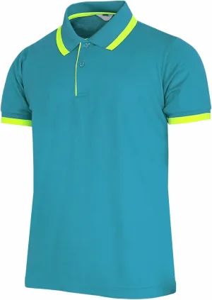 Men's Pique Polo Shirts Short Sleeve Fluorescent Point Polo Shirt