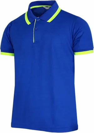Men's Pique Polo Shirts Short Sleeve Fluorescent Point Polo Shirt