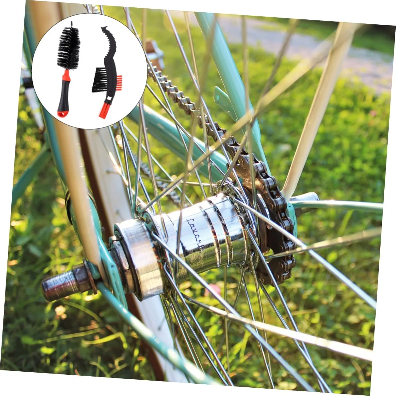 Mipcase Bicycle Chain Brush Chain Bike Chain Bike Chain Cleaning Kit Bike Chain Cleaing Device