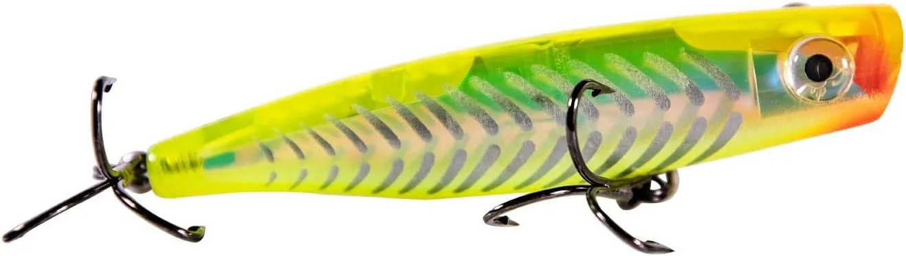 Mirrolure C36MR-CHSB Poppa Mullet C-Eye Pro Series CHT Bk/CHT/Silver Bones 3 5/8in 1/2oz