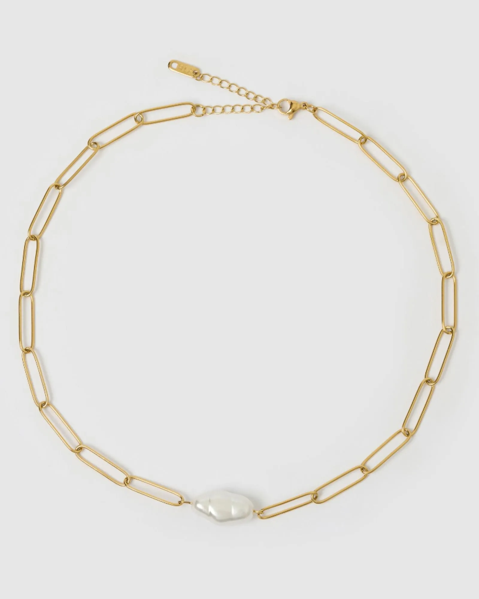 Miz Casa & Co Stevie Necklace Gold Pearl