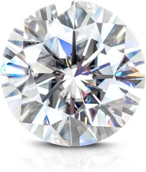 Moissanite Forever One White D Color VVS1 Round Cut Loose Moissanite Gemstone With GRA Certificate