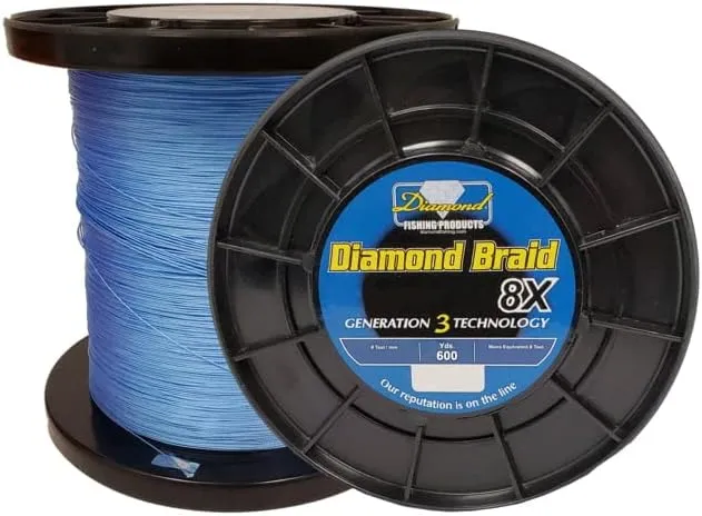 Momoi Diamond Braid Generation III Hollow Core 600 Yards