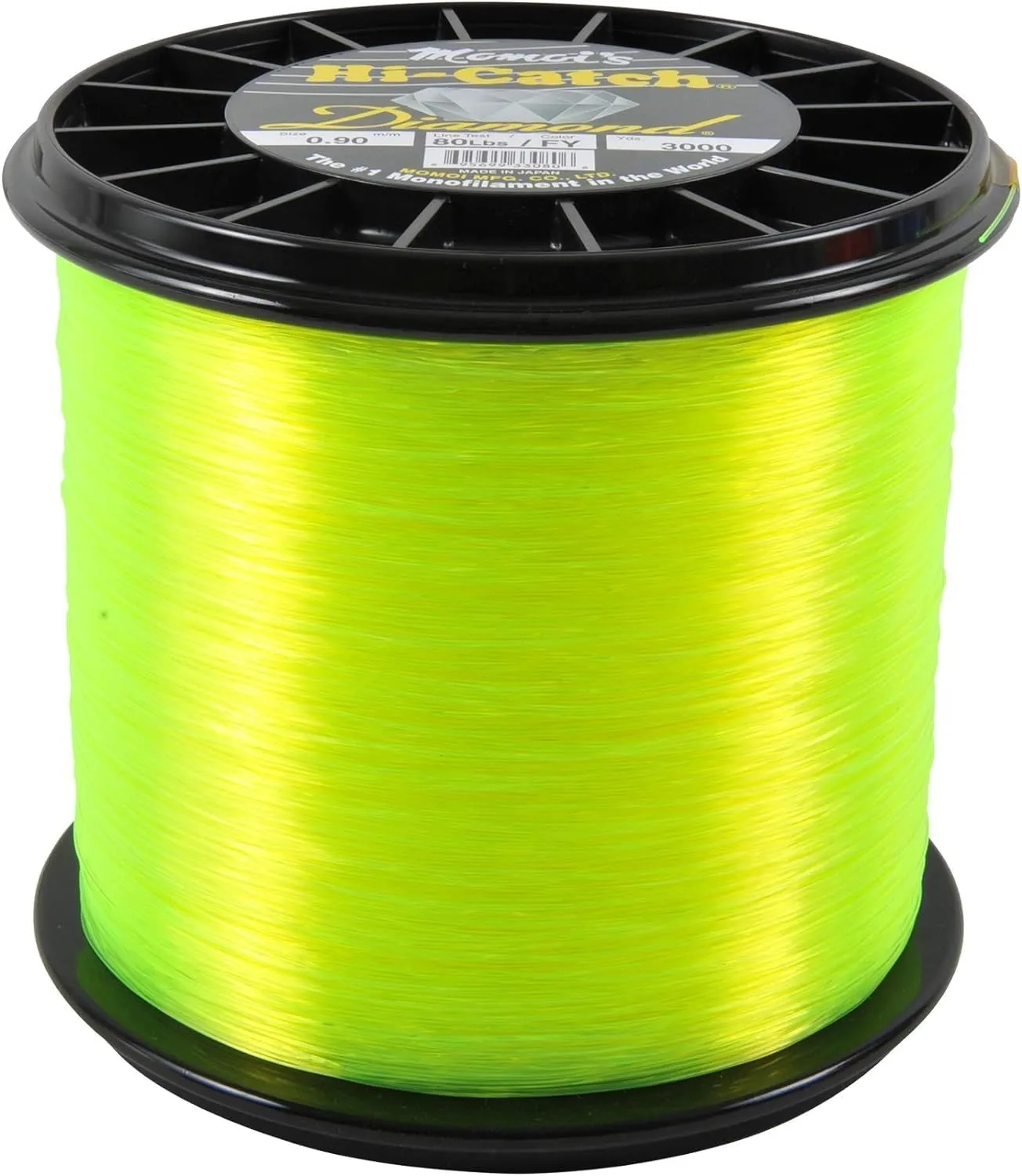Momoi's Diamond Line - 1000 yd. Spool - 25 lb. - Hi-Vis Yellow
