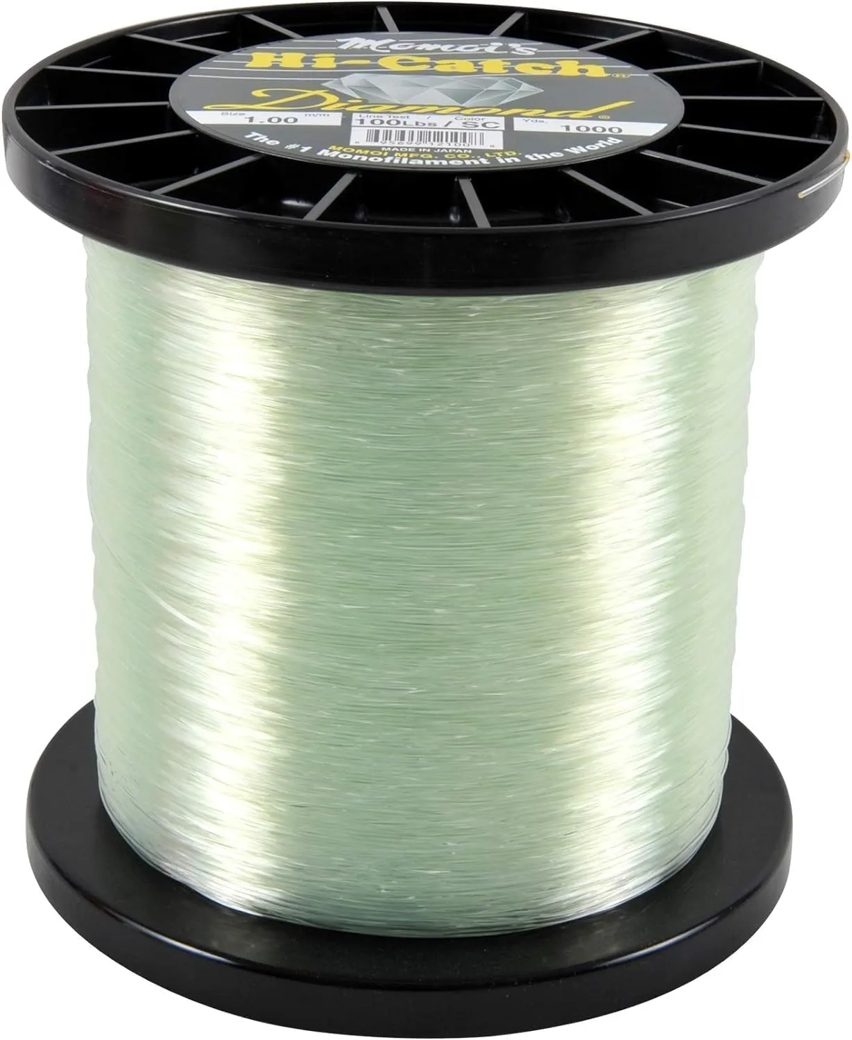 Momoi's Hi-Catch Diamond Nylon Monofilament Line 200lb. 1000yds. Clear