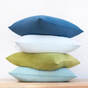 MONDAY MOOSE Decorative Throw Pillow Covers Cushion Cases, Set of 4 Soft Velvet Modern Designs, Mix and Match for Home Decor, Pillow Inserts Not Included (18x18 inch, Green/Blue)
