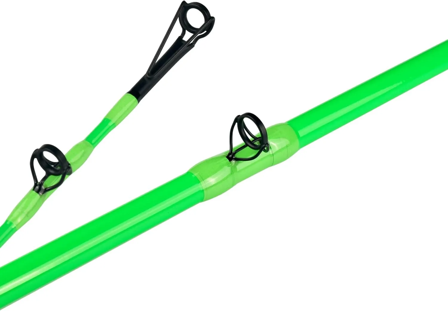 Monster Catfish Rod, 1 Piece 7’ Glow in The Dark Catfishing Casting Rods Durable S-Glass and Carbon Graphite Catfish Fishing Pole Super Grip with EVA Foam Medium Heavy