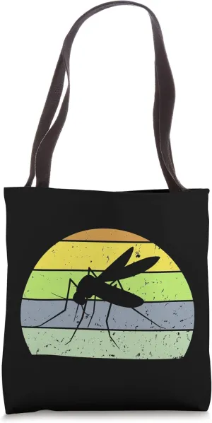 Mosquito Vintage Cool Mosquito Animal Lover 60s 70s Style Tote Bag