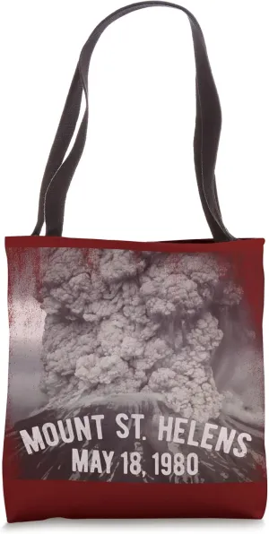 Mount St. Helens Volcano Washington Volcanic Eruption Photo Tote Bag