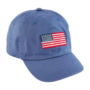 Mud Pie Flag Embroidered Hat